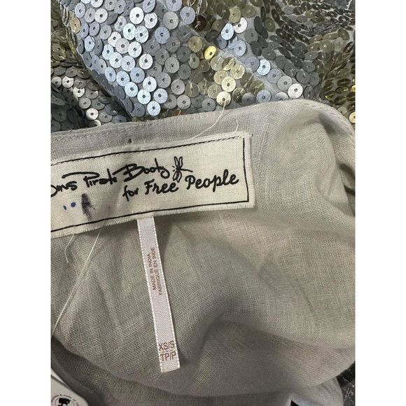 New Free People Jen's Pirate Booty Checkered Boombox Mini Dress Size Xs/s - Picture 8 of 8